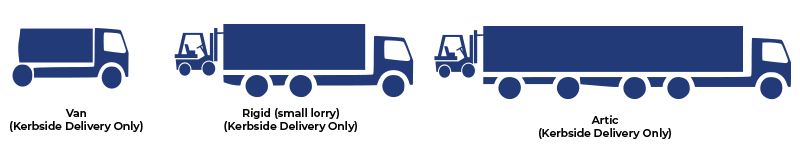 Delivery vehicle trucks