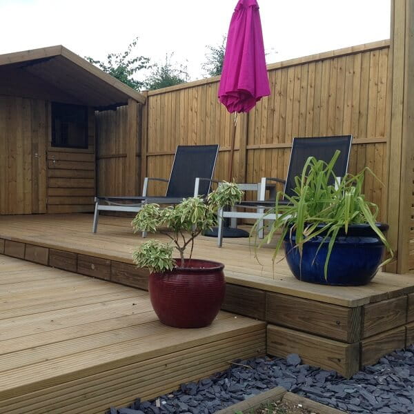 Family friendly decking