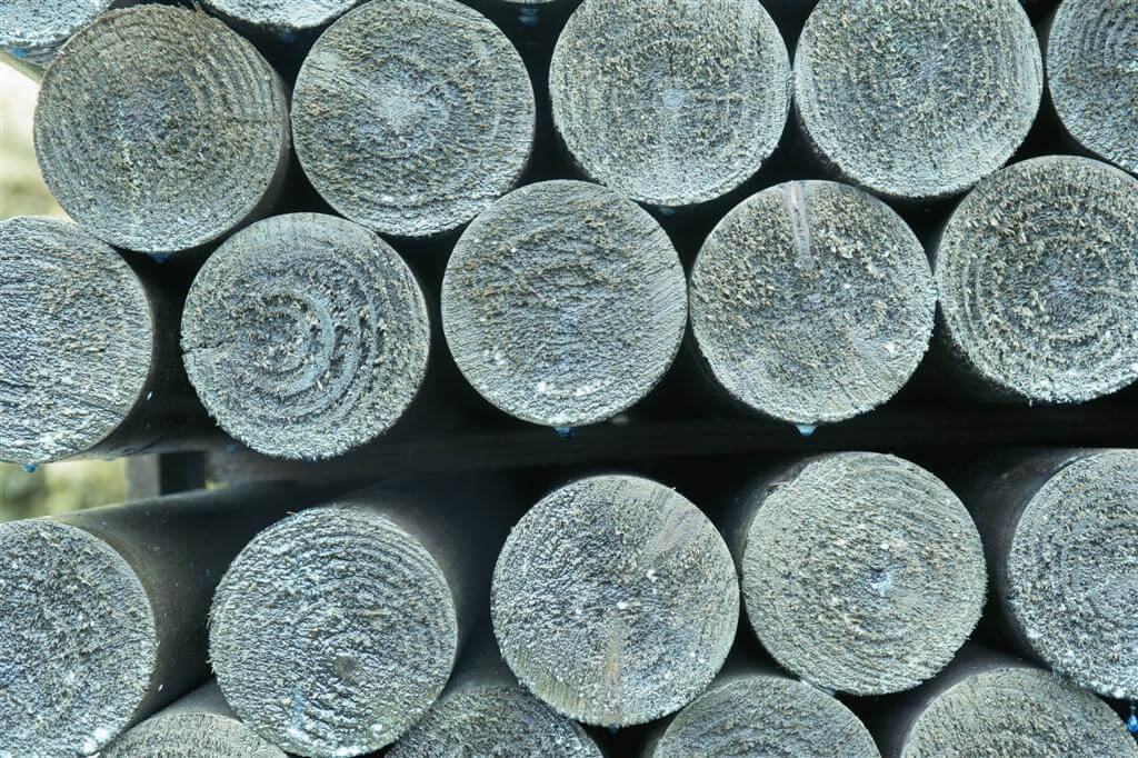 Treated stakes