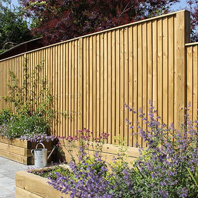 Closeboard fence panels