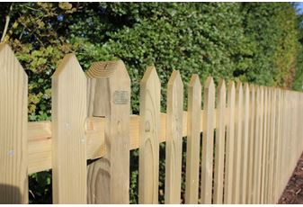 Timber Palisade Fencing