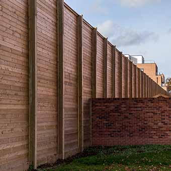acoustic barriers housing estate