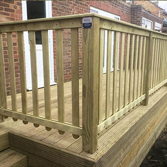 decking and balustrade