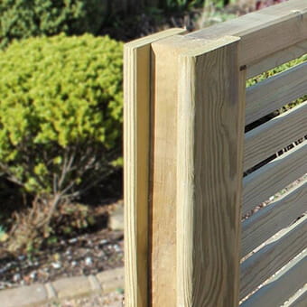 Intermediate Slotted Fence Post