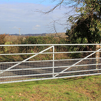 metal field gate