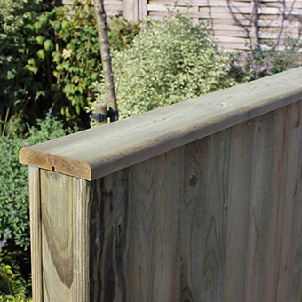 Fence Capping Rail for use with Slotted Fence Posts