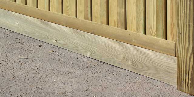 fencing gravelboard