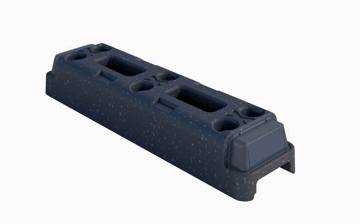 Plastic express temporary fencing foot