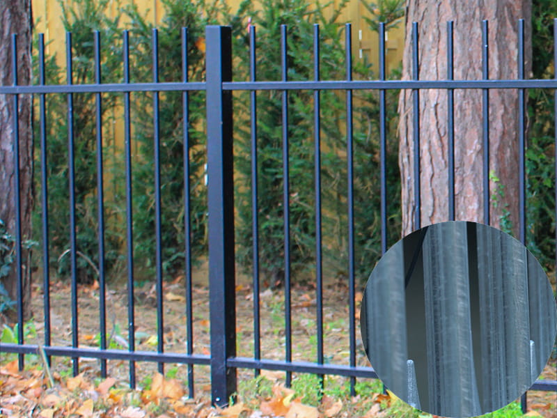 barbican imperial residential railing inter post galvanised