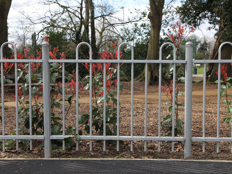 Safe playground fencing