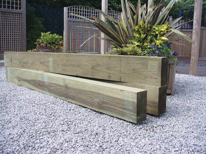 Timber sleepers 