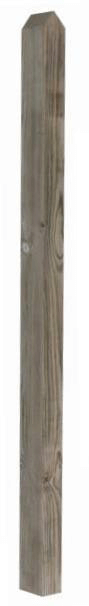 Pointed Picket Gate Post