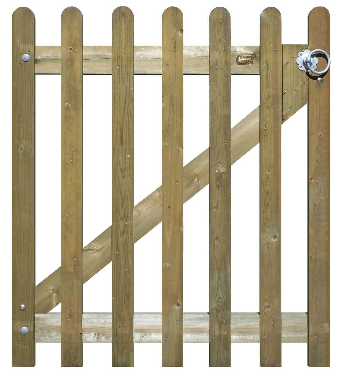 tall picket gate