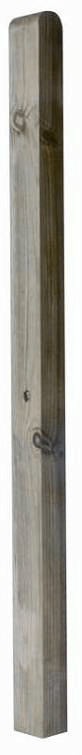 Rounded picket Gate Post
