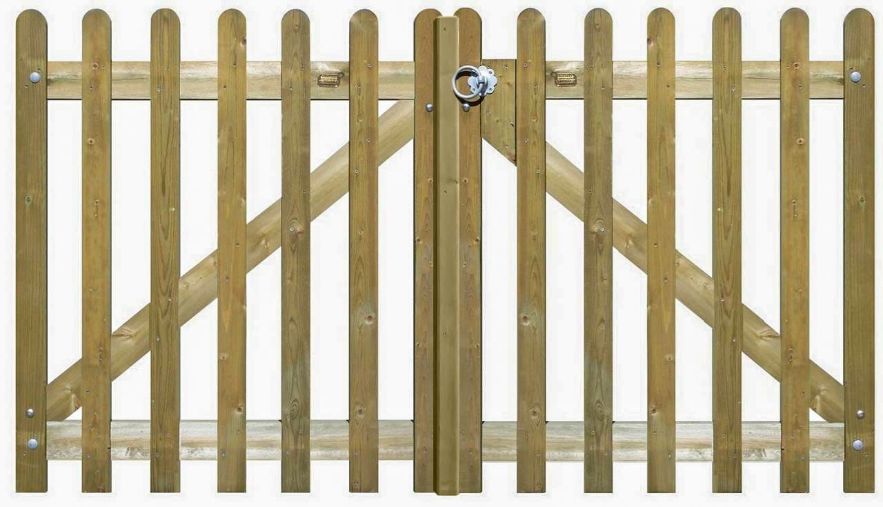 Picket fencing gates