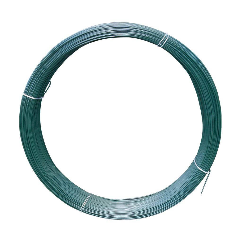 Green PVC Coated Wire