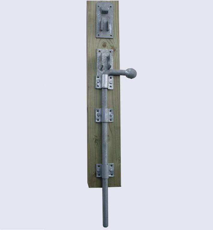 Lockable drop bolt