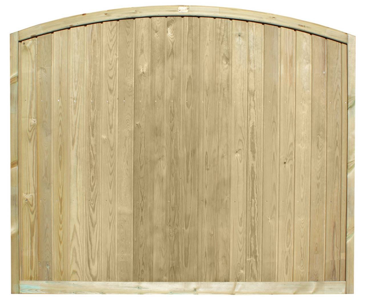 Tongue and Groove Convex Fence Panel