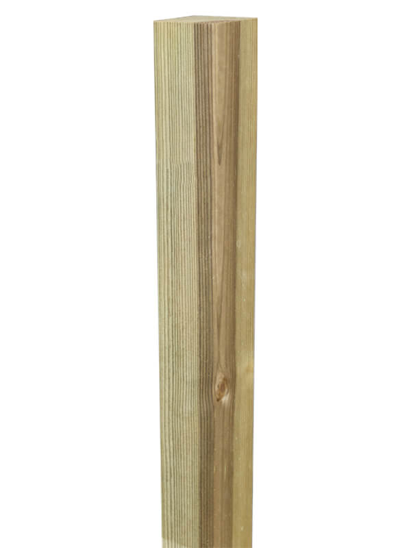 Timber fence post
