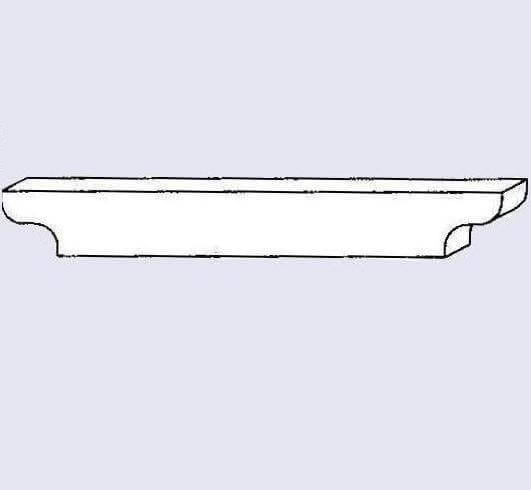 pergola double end side rail