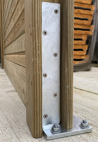fence post foot
