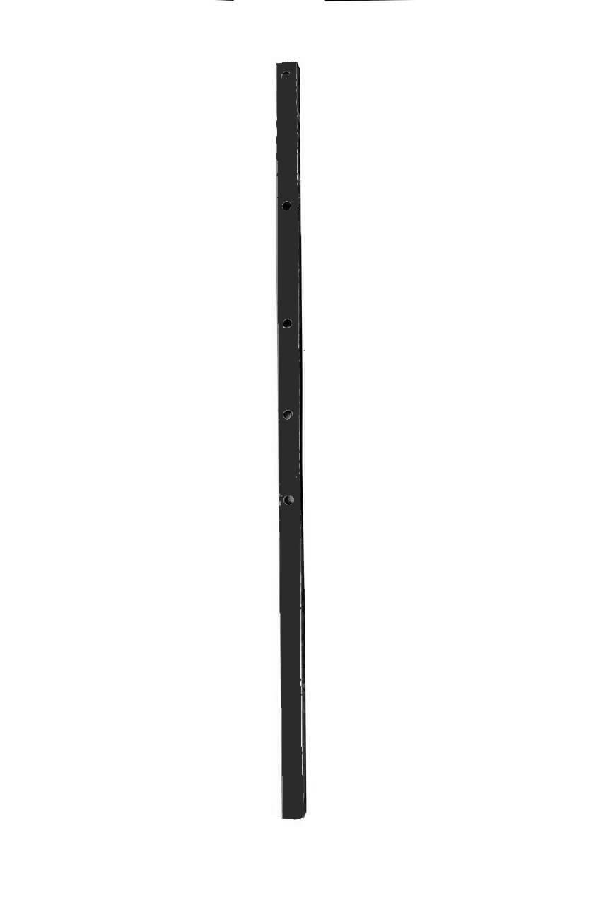 Black Estate Panel End Post