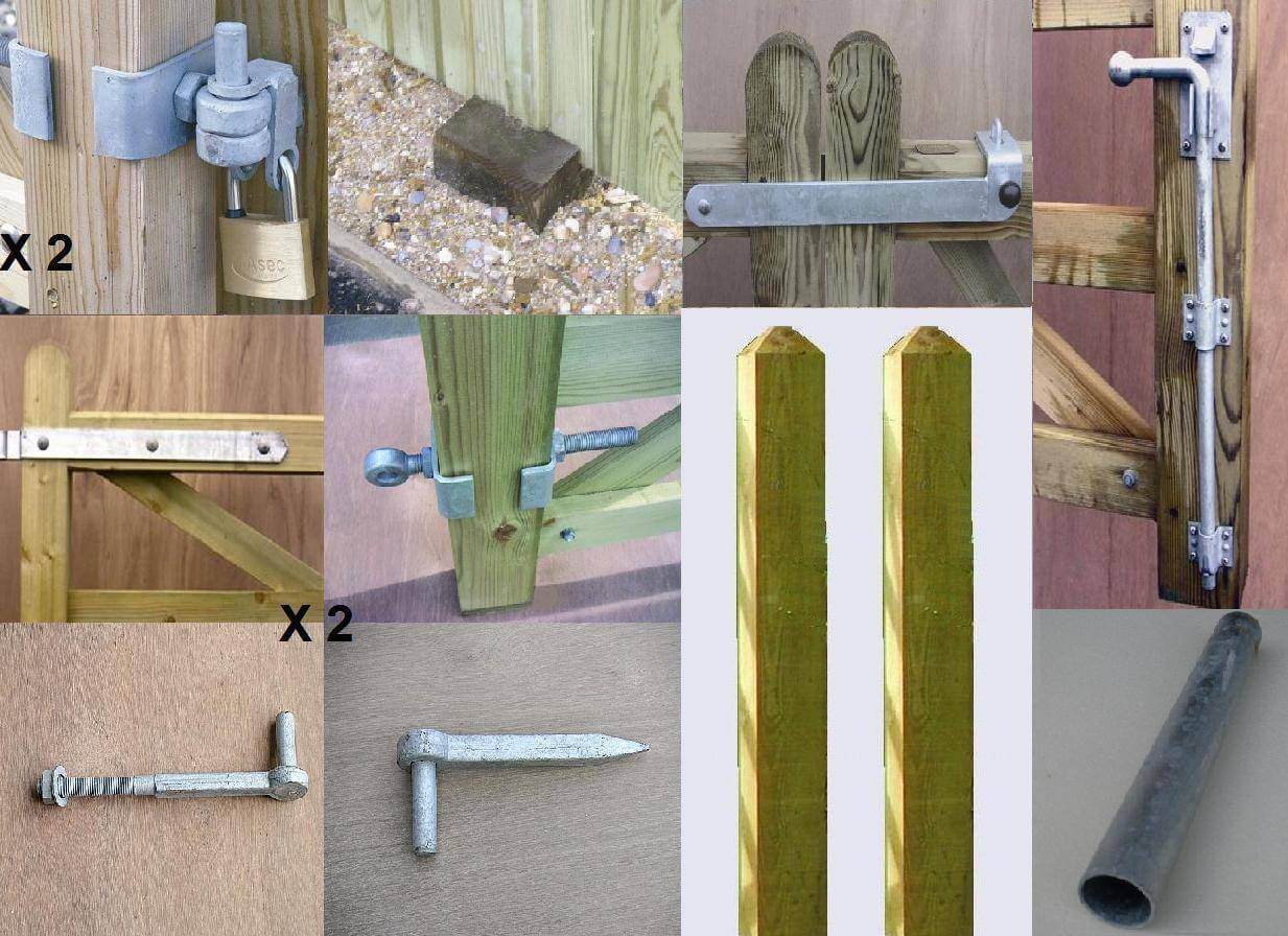 entrance gate fixings set