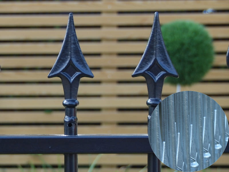 barbican imperial residential railing finials 6 galvanised