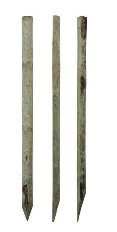 Mixed Cleft and round Fence Stakes