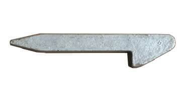 Gate spring catch receiver