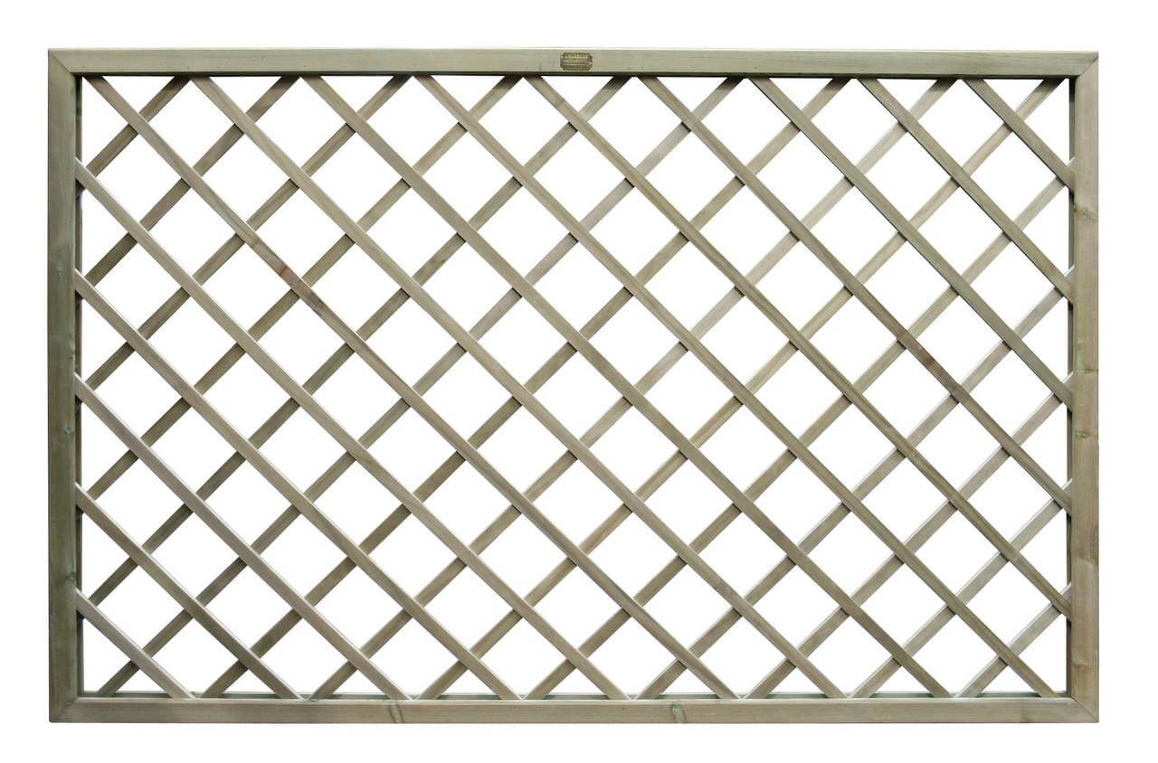 743100 - 119m Diamond Wooden Trellis Panel 