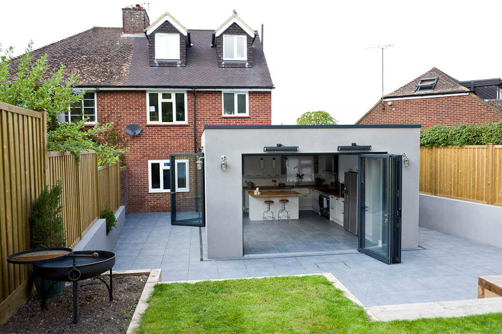 Chilham panels compliments new extension