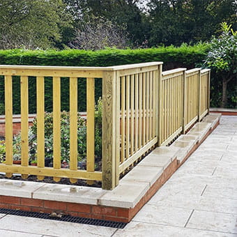 timber balustrade
